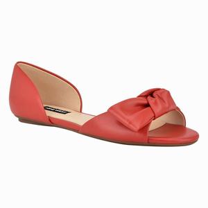 Nine West Bonnie Bow Front d'Orsay Ballerina Schoenen Rood Nederland | SUE-439078